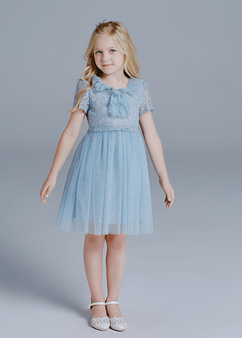 teenage female clothing tulle lace girl dress for children