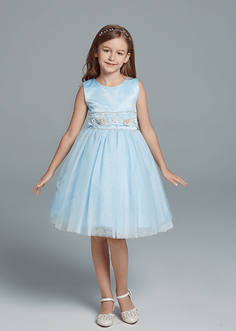 Custom design kids dress flower girl dress manufacture wholesale