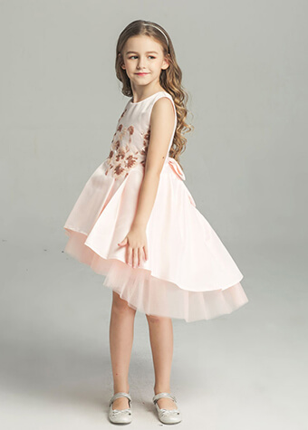 Young Rose Flower Girl Dresses For 10 Years Old